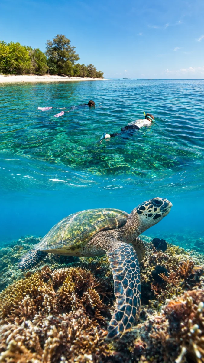 Snorkeling and islands Hopping to Five Secret Gilis